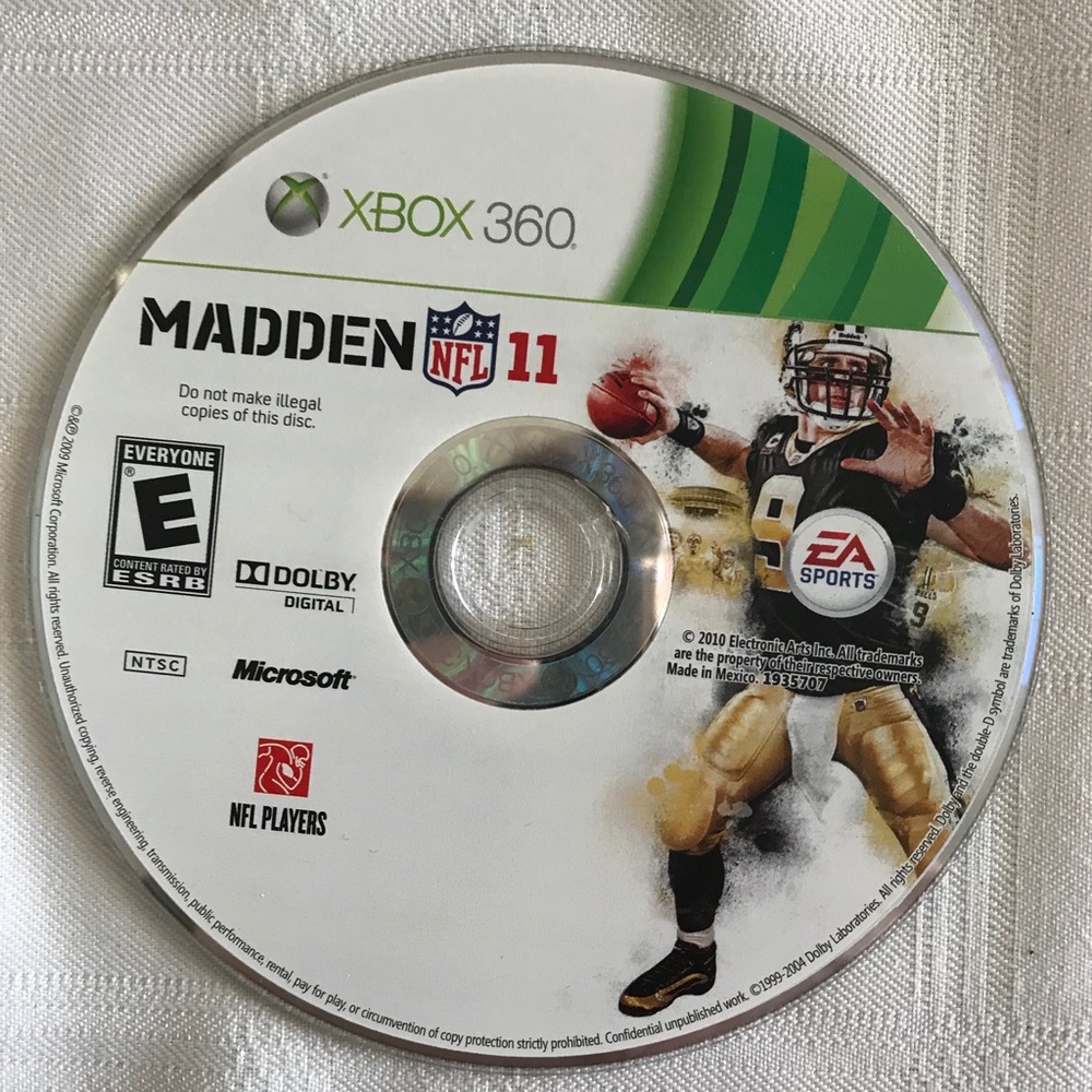 Madden NFL 2011 - XBOX 360  - Working
